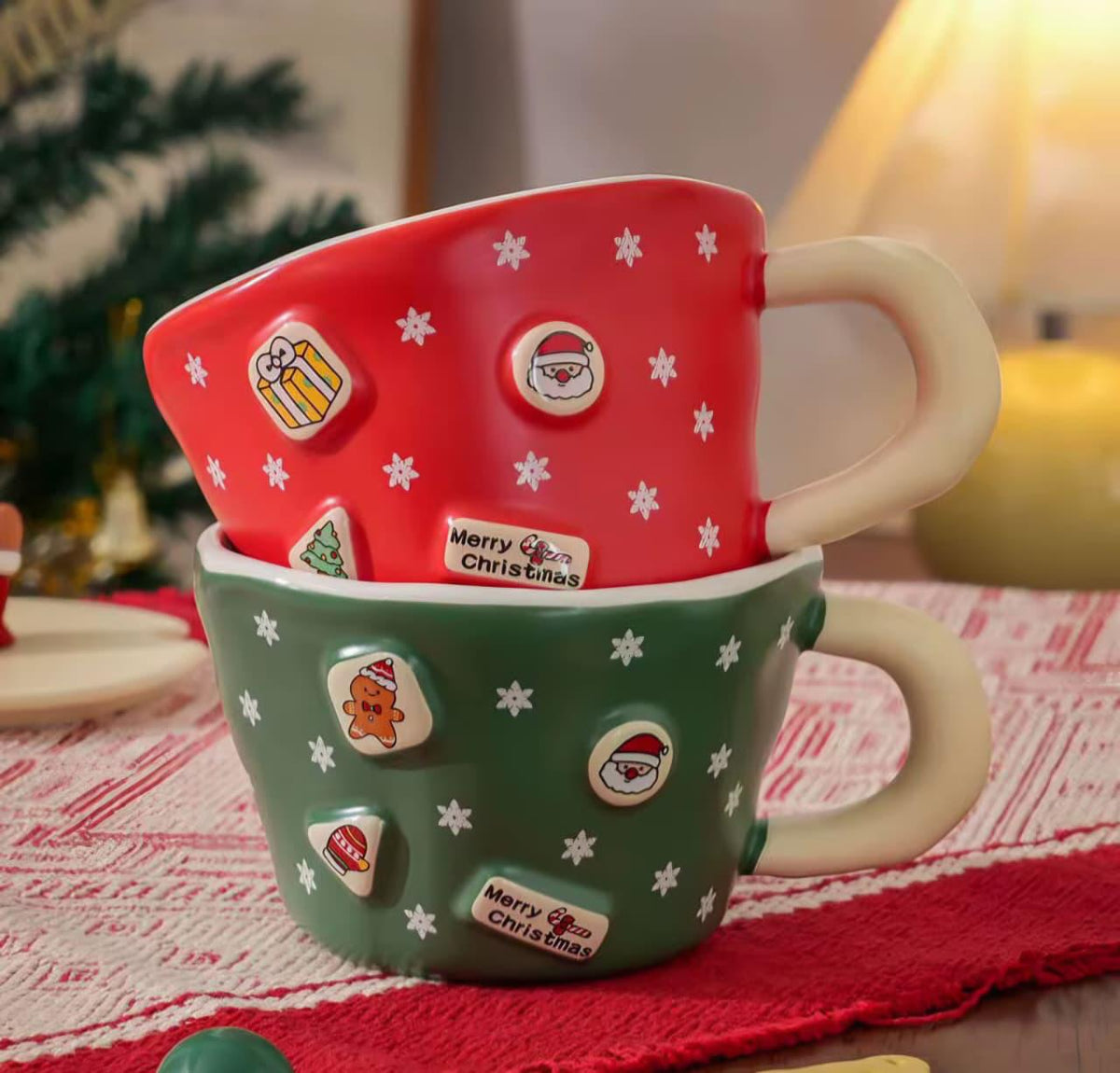 Christmas Ceramic Wide Mug