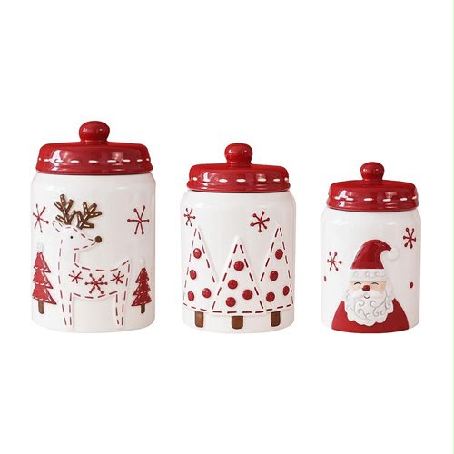 Christmas Ceramic Jars
