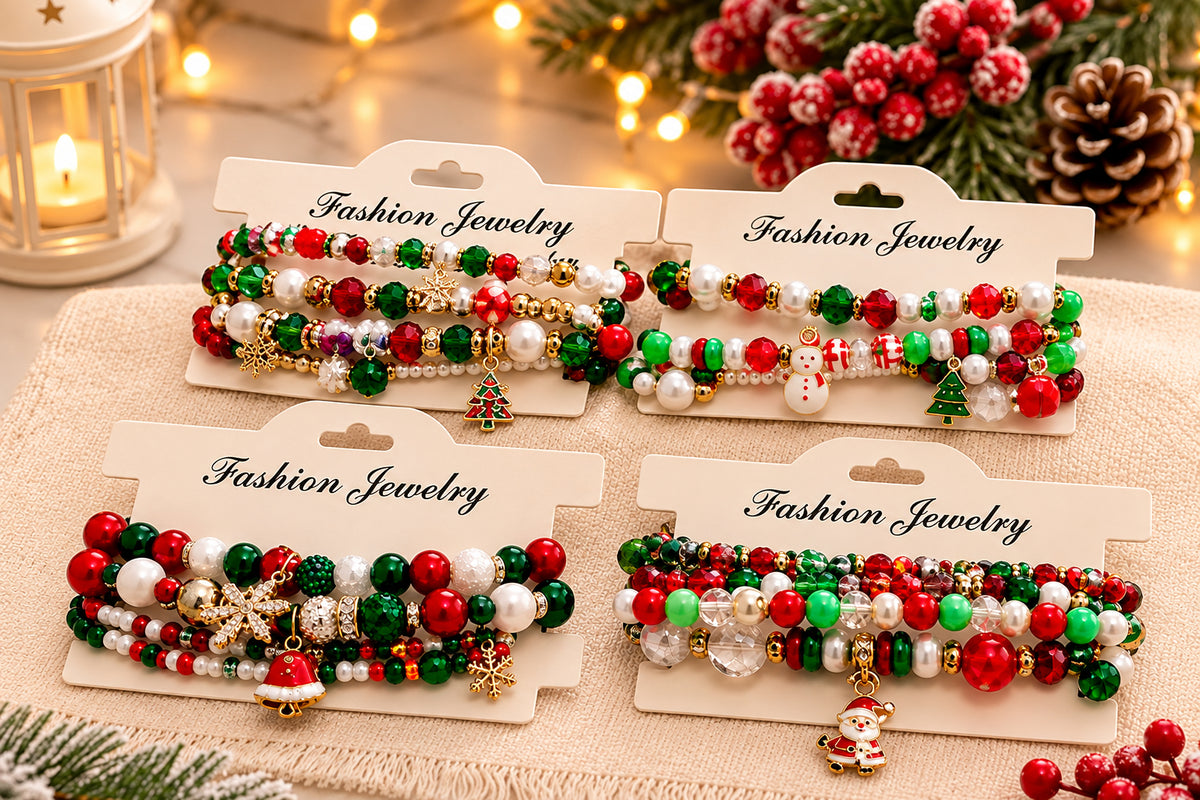 Christmas Bracelets Set