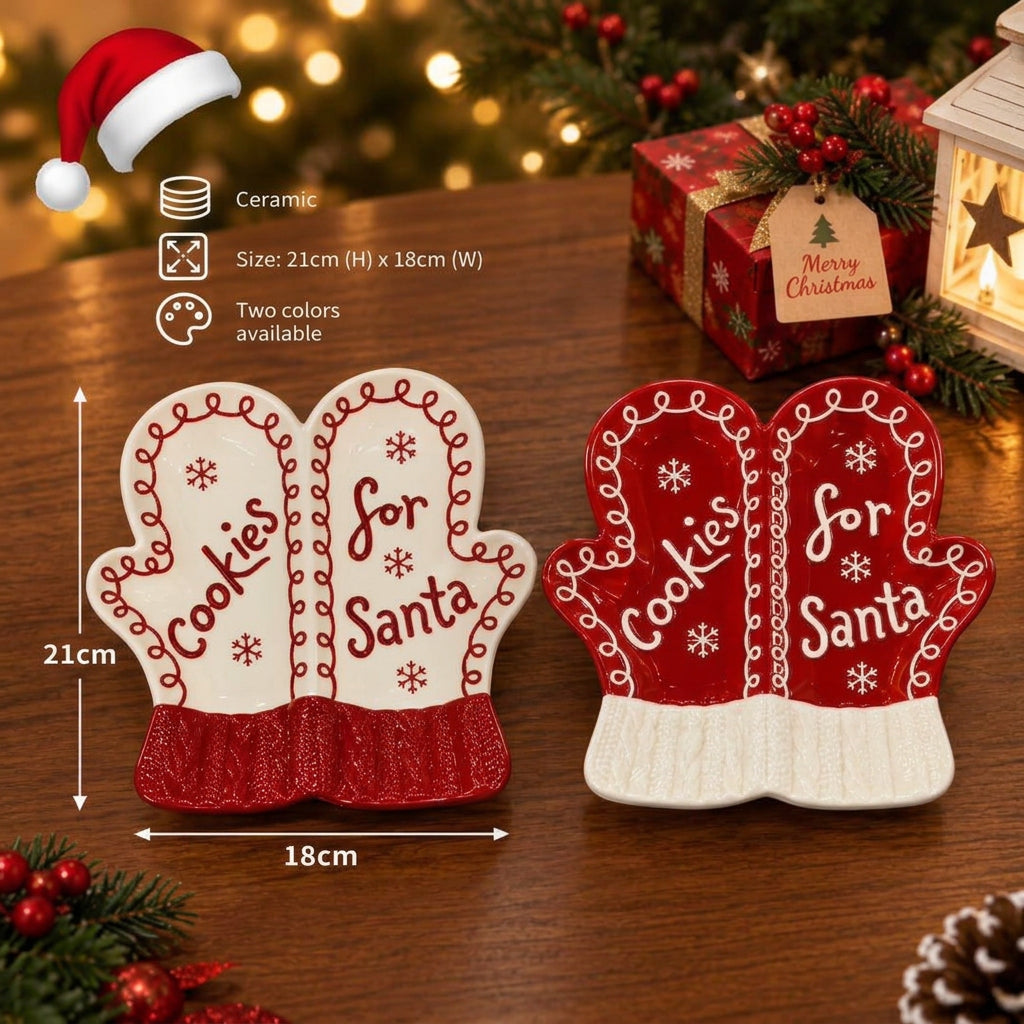 Christmas “Cookies for Santa” Plate