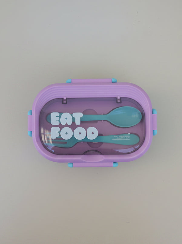 “Eat Food” Plastic Lunchbox