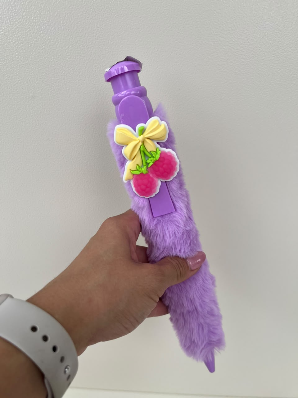 Giant Fluffy Cherry Pen
