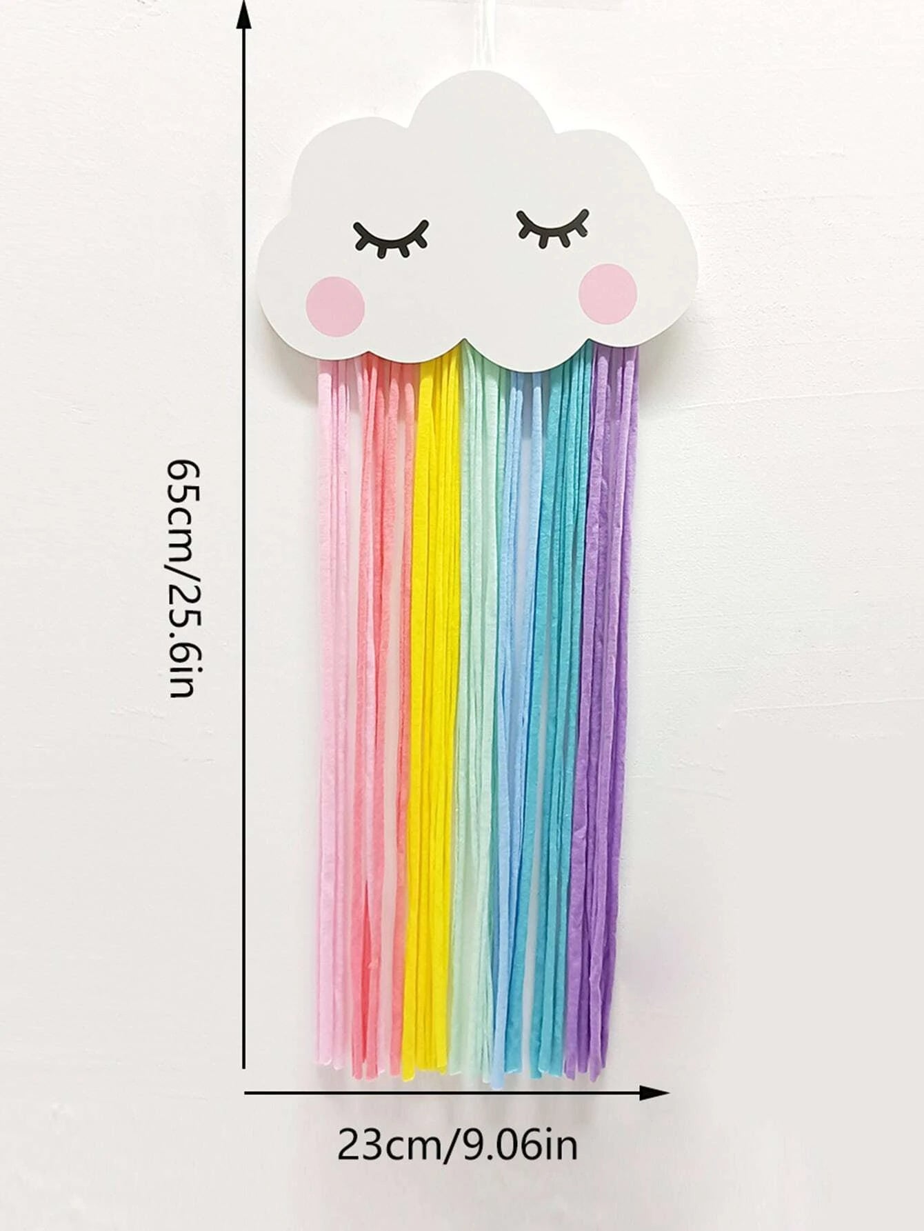 Cloud Multicolor Tassel Wall Hanging