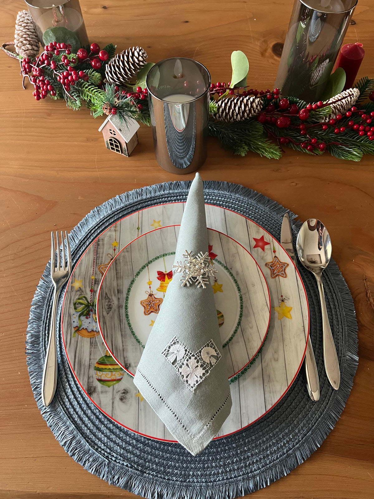 Christmas Snowflakes Napkin Rings