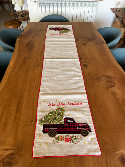 Christmas Car Table Runner