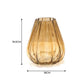 Amber Glass Vase