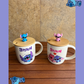 Stitch Ceramic Mug with 3D Cover & Spoon