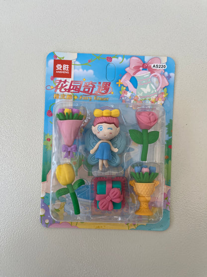 Fairy Princess Eraser Set
