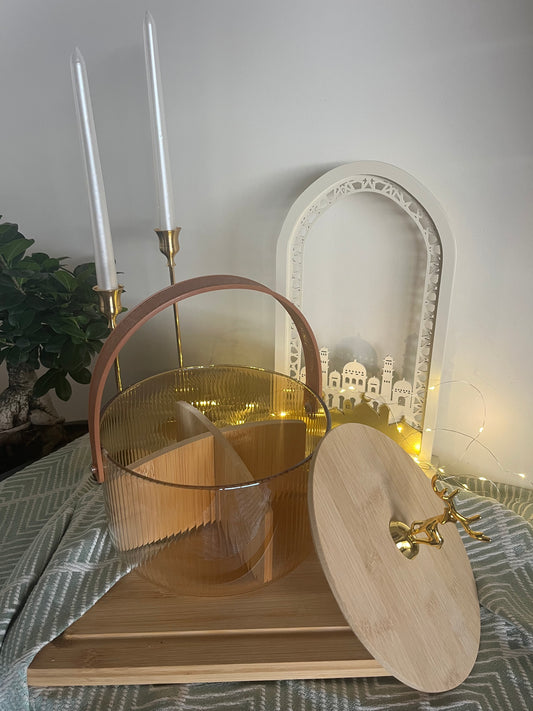 Decorative Lidded storage container