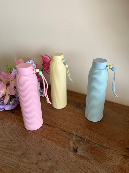 Glass bottle with Plastic Cover