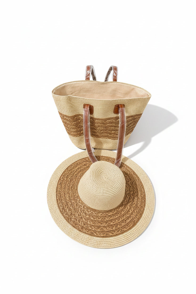 Summer Beach Bag & Hat Set