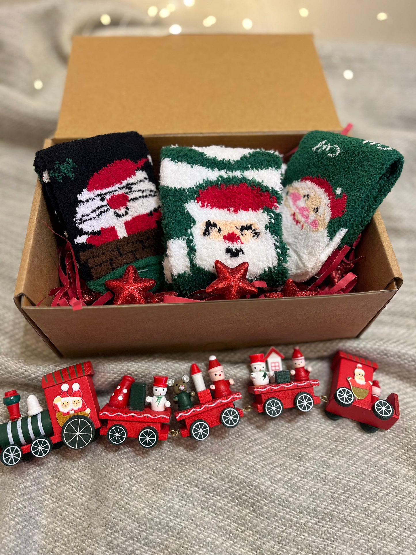 Christmas Mom & Baby Matching Socks Box