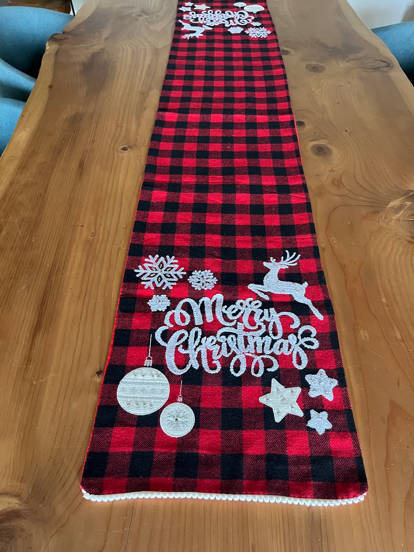 Christmas Wool Table Runner