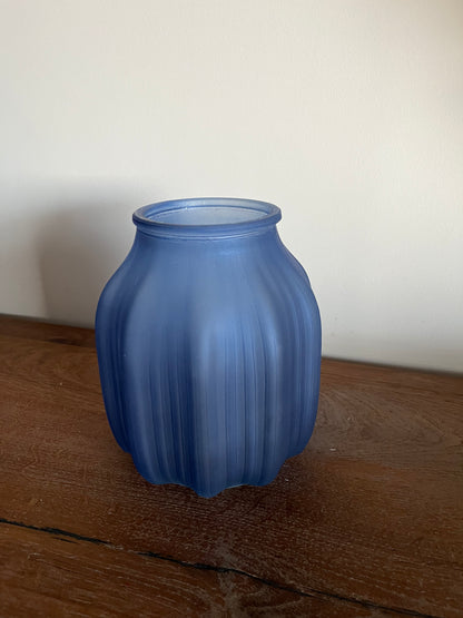 Short Matte Glass Vase