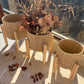 Rattan Baskets with Wood Stand