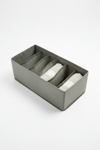 Fabric Compartments Storage Box 16x32cm