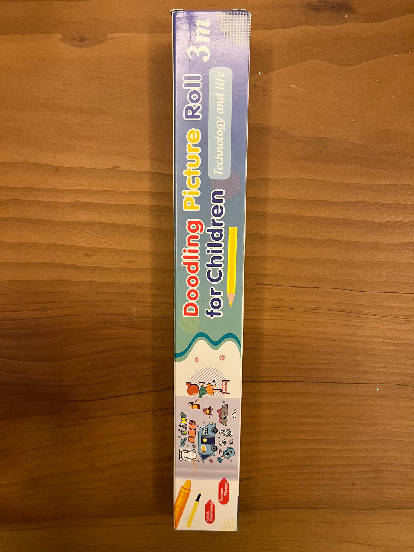 Printed paper roll 3m