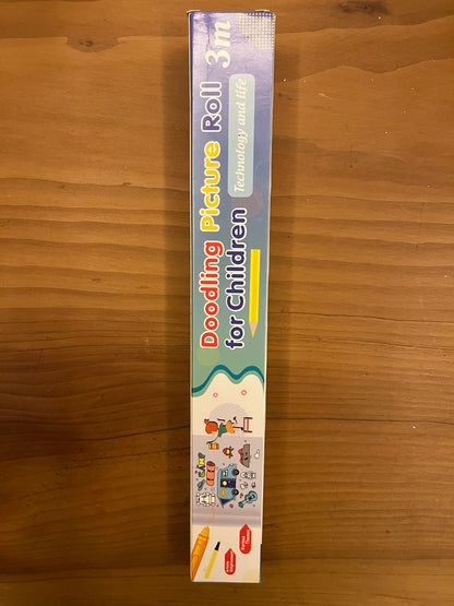 Printed paper roll 3m