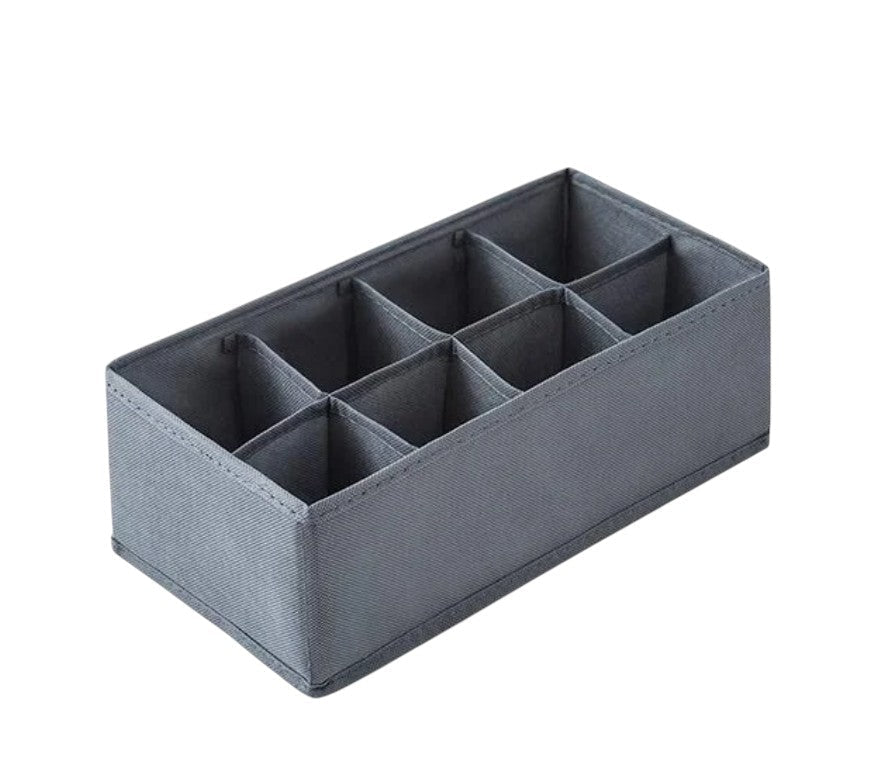 Fabric Compartments Storage Box 14x28cm