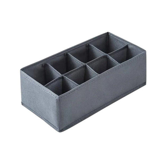 Fabric Compartments Storage Box 14x28cm