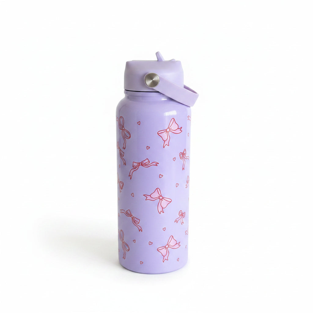 Insulated Straw Stainless Bottle 1L