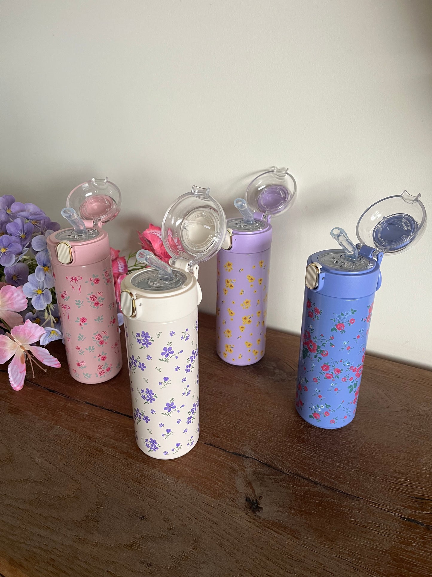 Straw Stainless Bottle 420ml