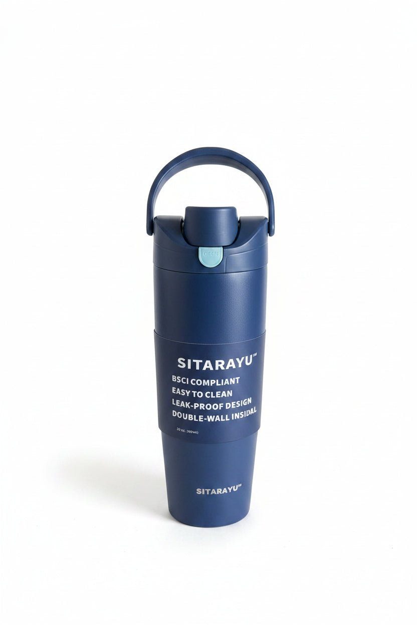 Sitarayuri Insulated Straw Bottle 900ml