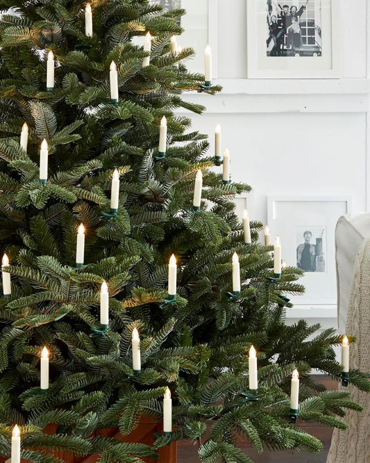 Christmas Tree Electric Candles Clips with Remote Control