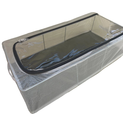 Waterproof Fabric Storage Box with zipper & cover 60x30x15cm