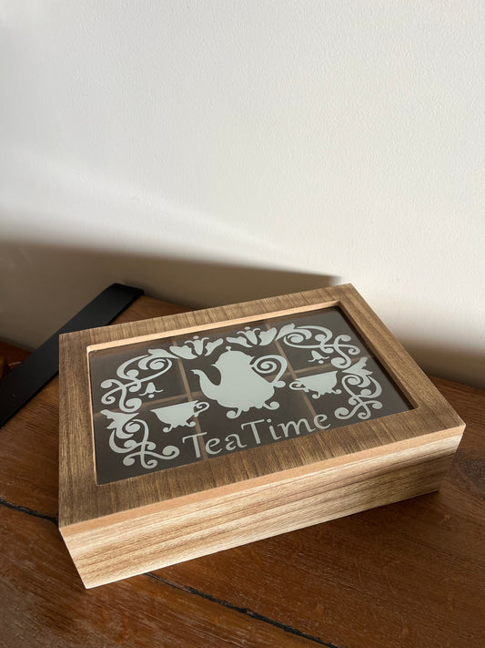 Wooden Tea Box