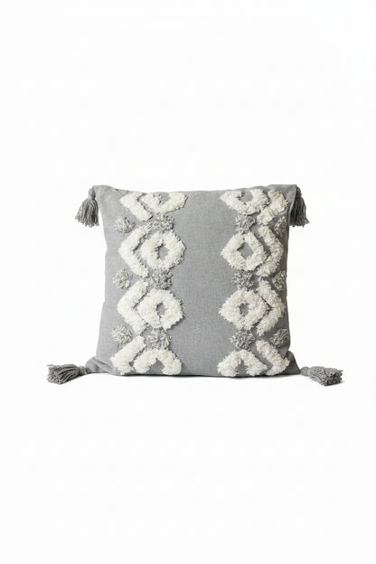 Boho Grey Cushion Cover & Filling