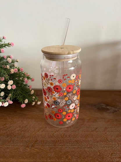 Printed Iced Coffee Straw Cup