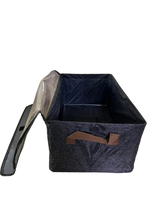 Fabric Storage Box with cover 47x28x18cm