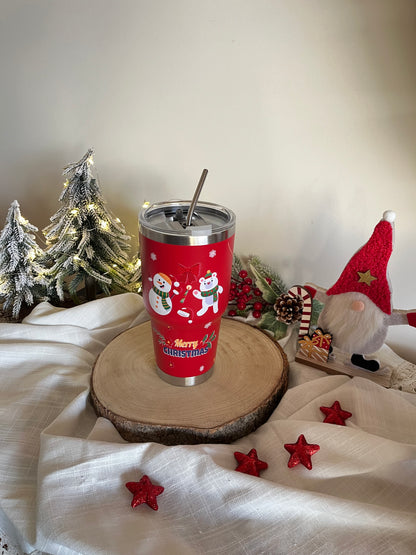 Christmas Large Stainless Cup