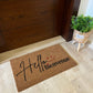 Hello Bienvenue Doormat