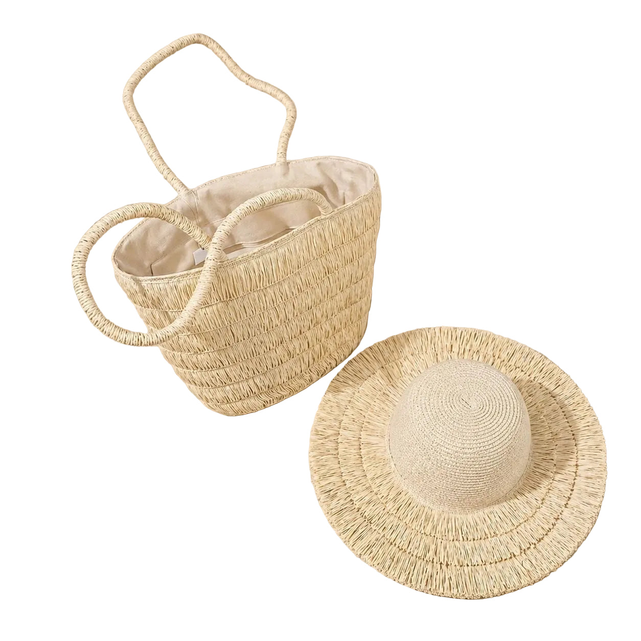 Summer Beach Bag & Hat Set
