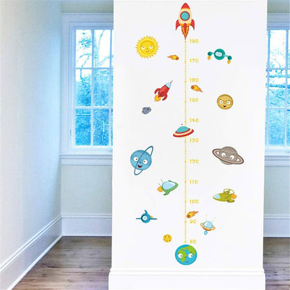 Planets Growth Chart Decal
