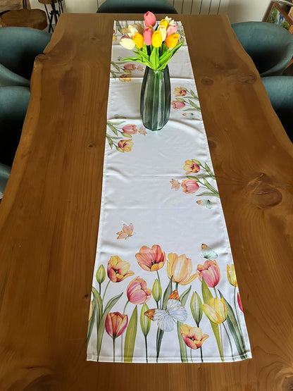 Tulip Garden Table Runner