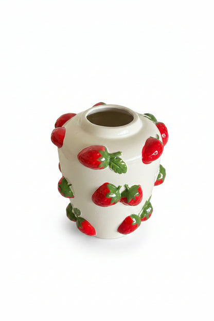 Strawberries Large Vase