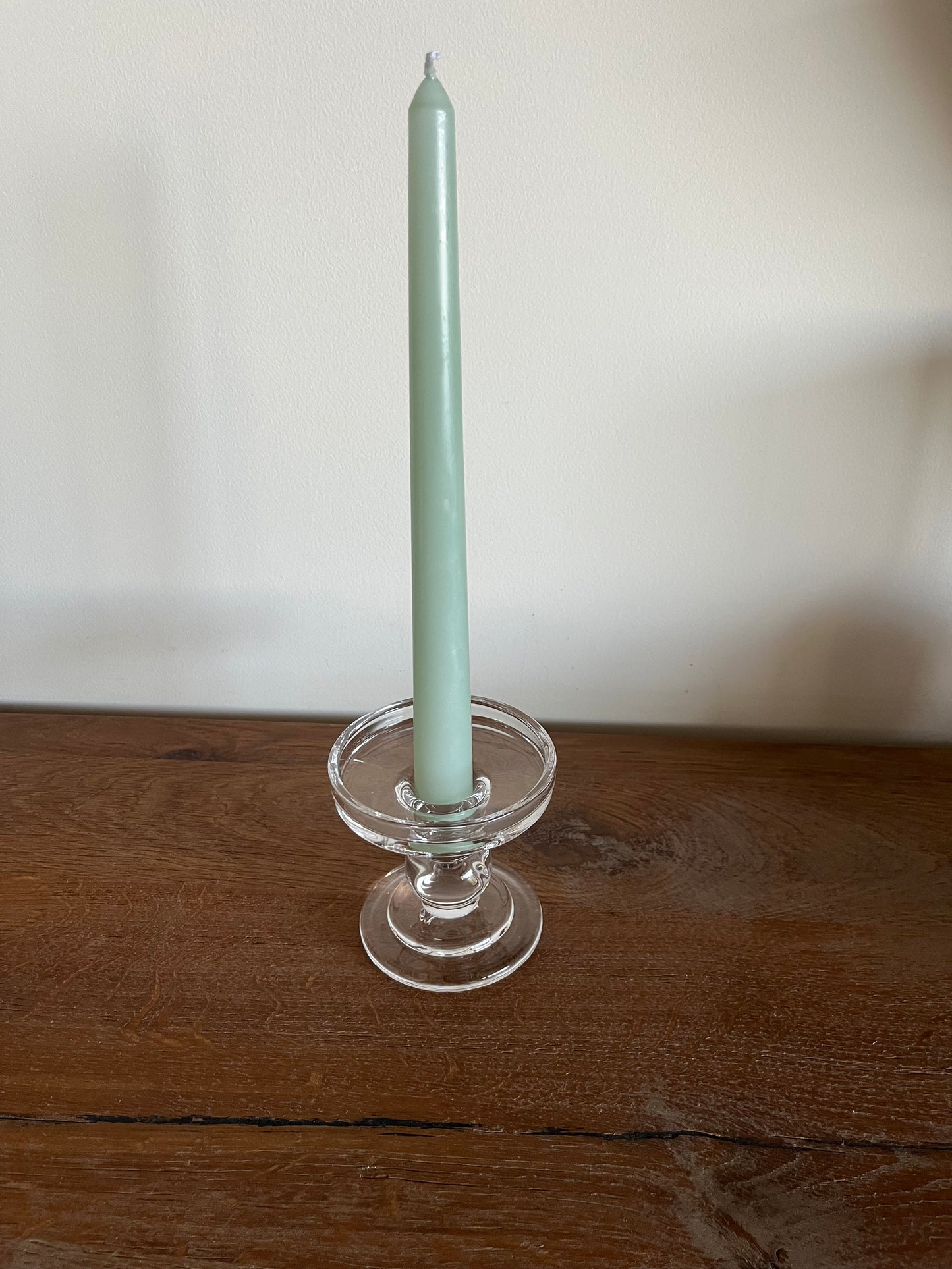 Transparent Glass Candle holder