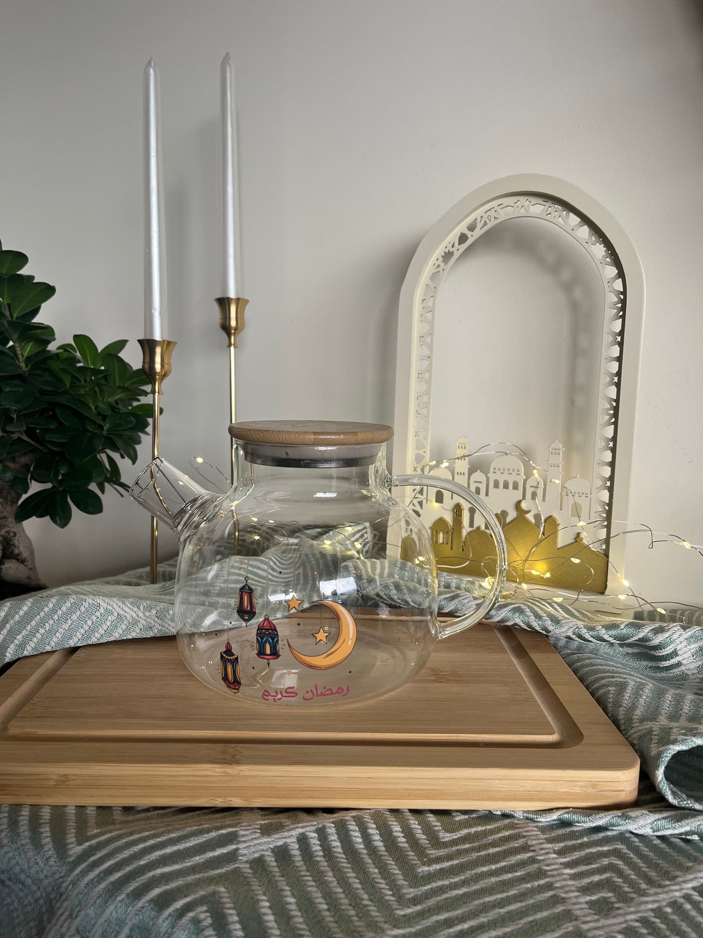Ramadan Glass Tea Pot