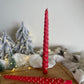 Christmas Set of 2 Tree Candles 25cm
