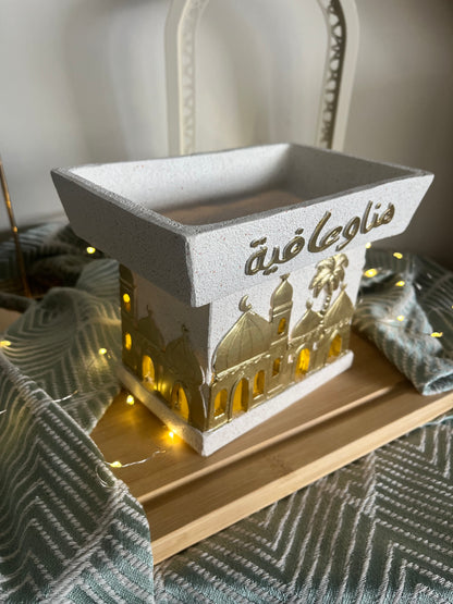 Ramadan Resin Plate with lights