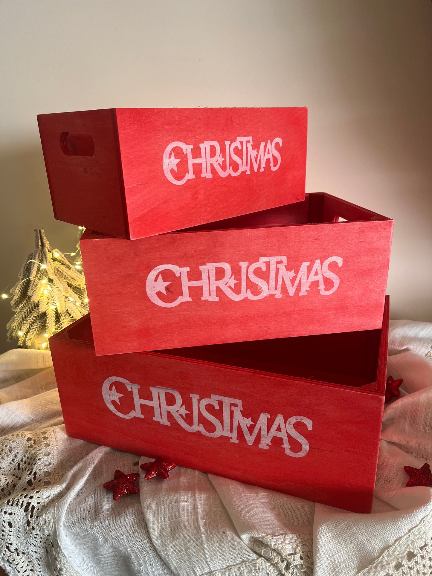 Christmas Wooden Box