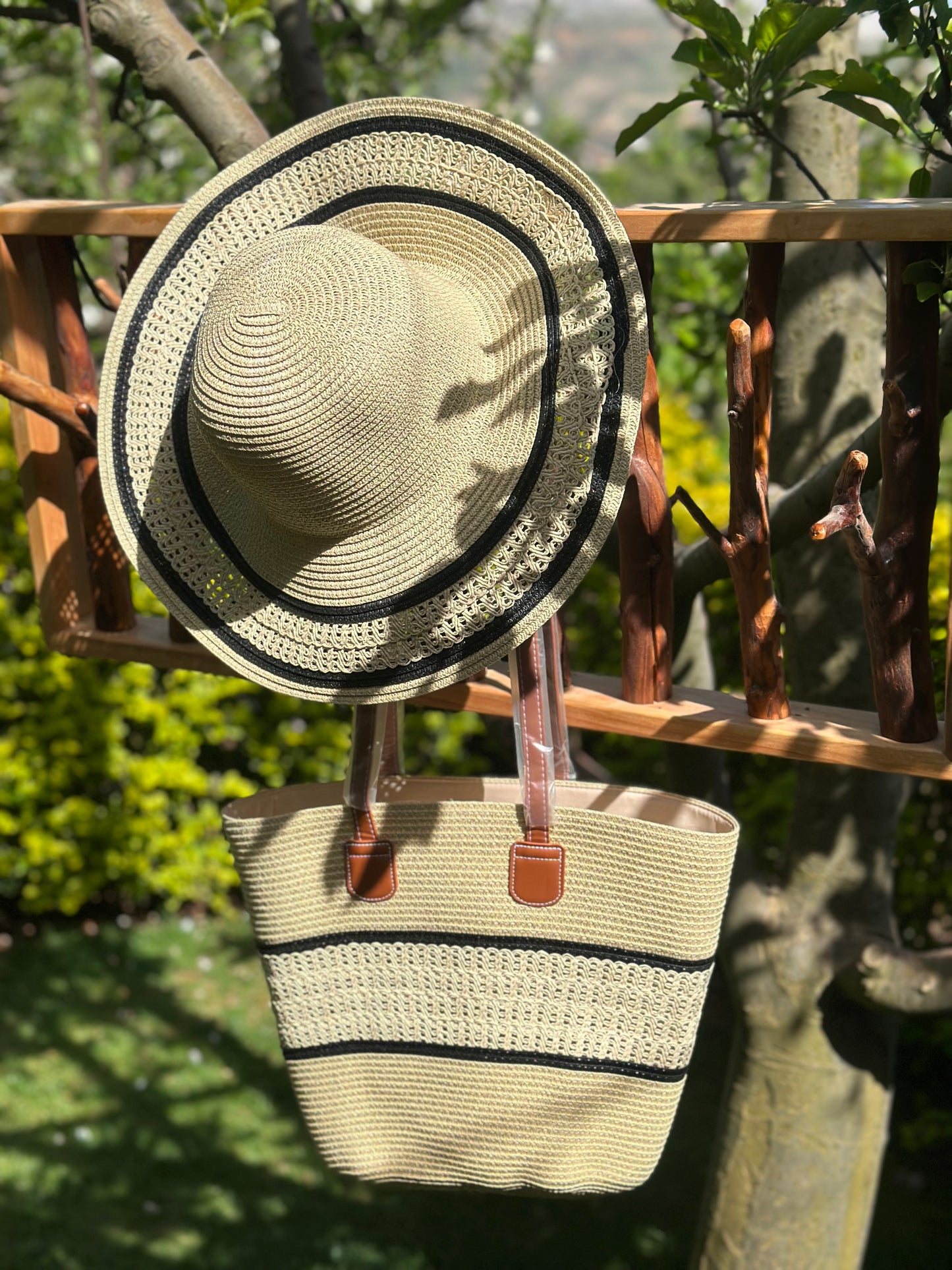 Summer Beach Bag & Hat Set