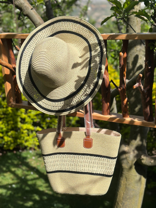 Summer Beach Bag & Hat Set