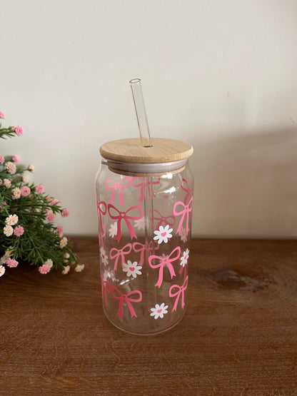 Printed Iced Coffee Straw Cup