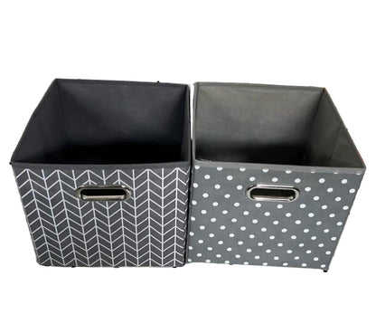 Fabric Storage Box with handle 28x28x27cm