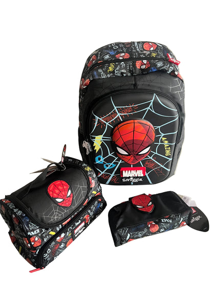 Smiggle Backpack Spiderman 3 pieces Set