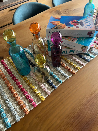 Multicolor Vase with colored cap